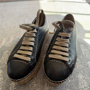 Black Leather Men's Shoes